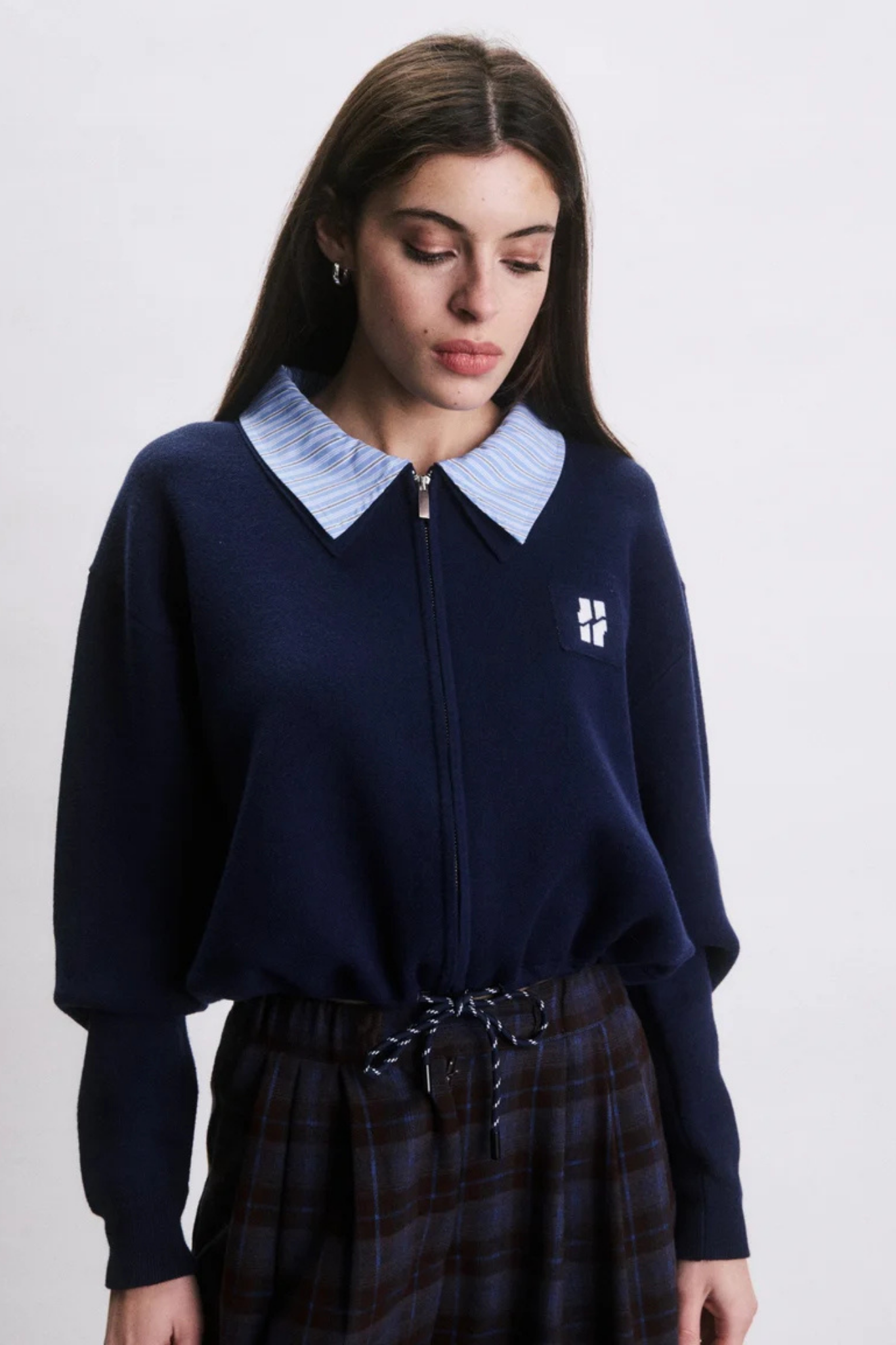 JIM CARDIGAN - NAVY BLUE