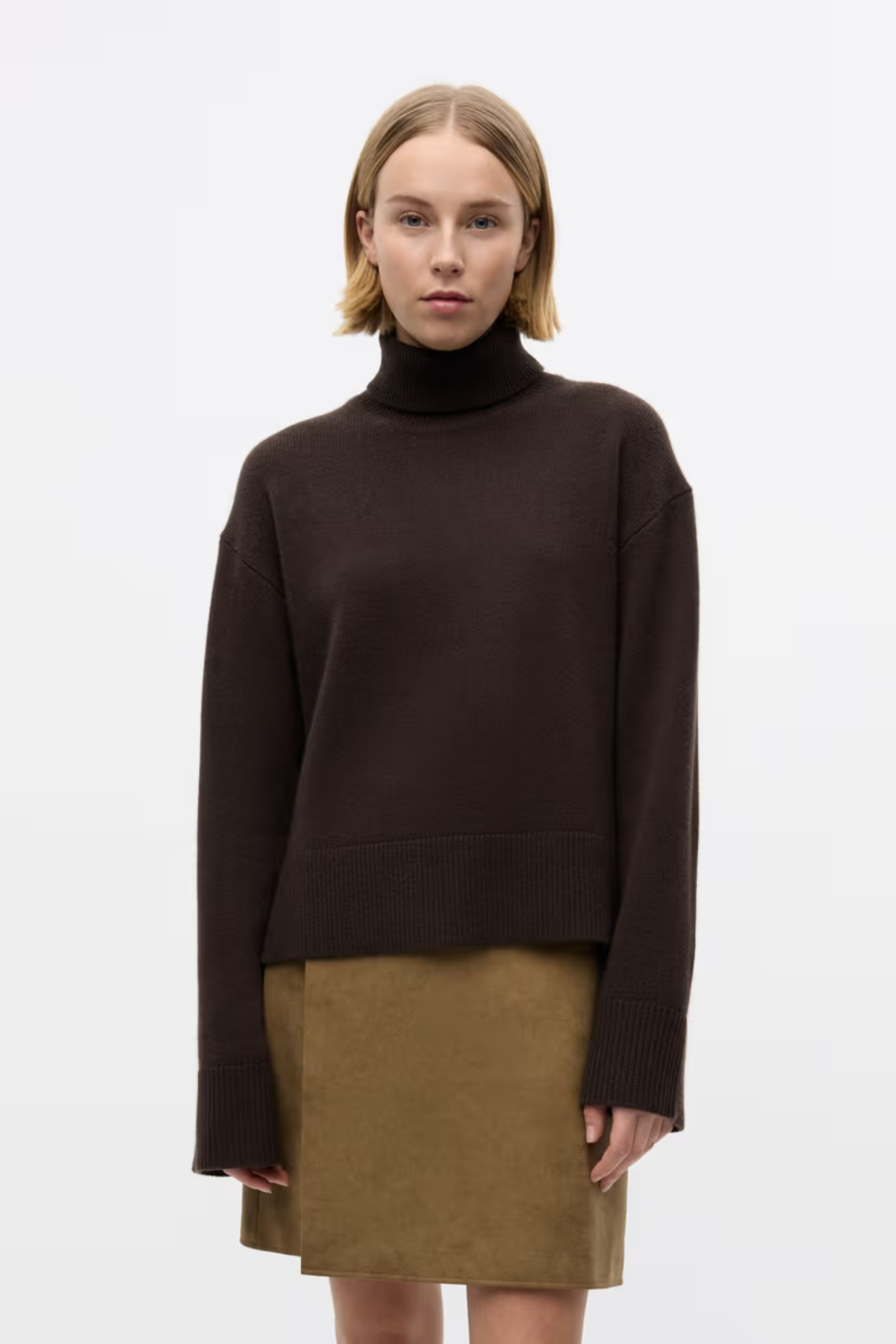 ELISE LS KNIT - CHOCOLATE TORTE