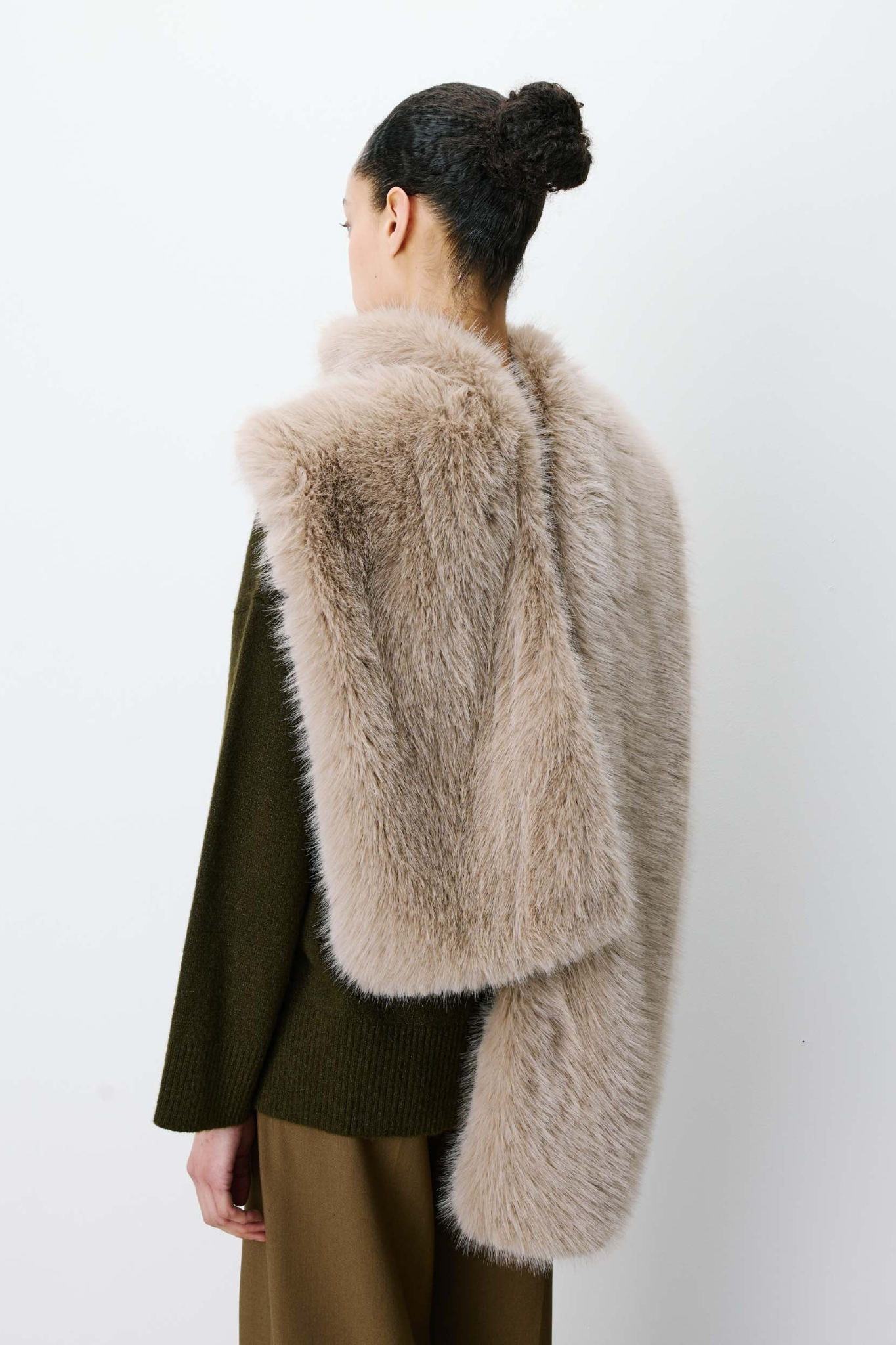 AMINA SCARF - BEIGE