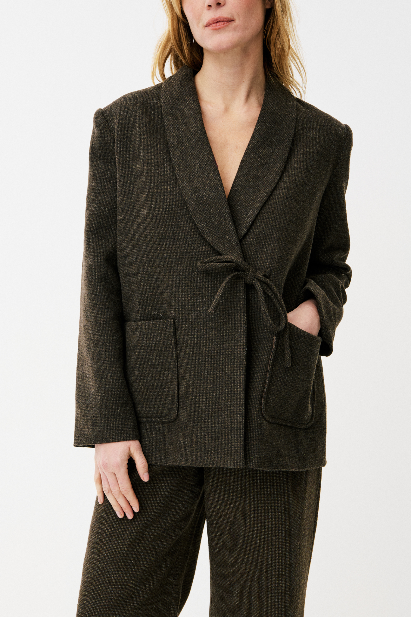 CHARLIZE BLAZER - ICE BROWN