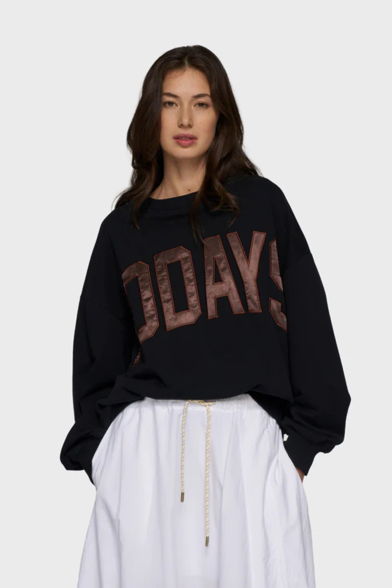 10DAYS SWEATER - BLACK