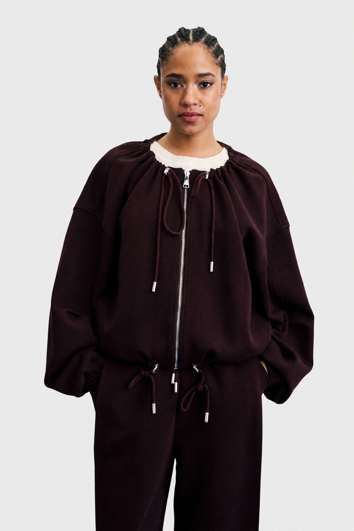 SHOSHA VEST - BORDEAUX