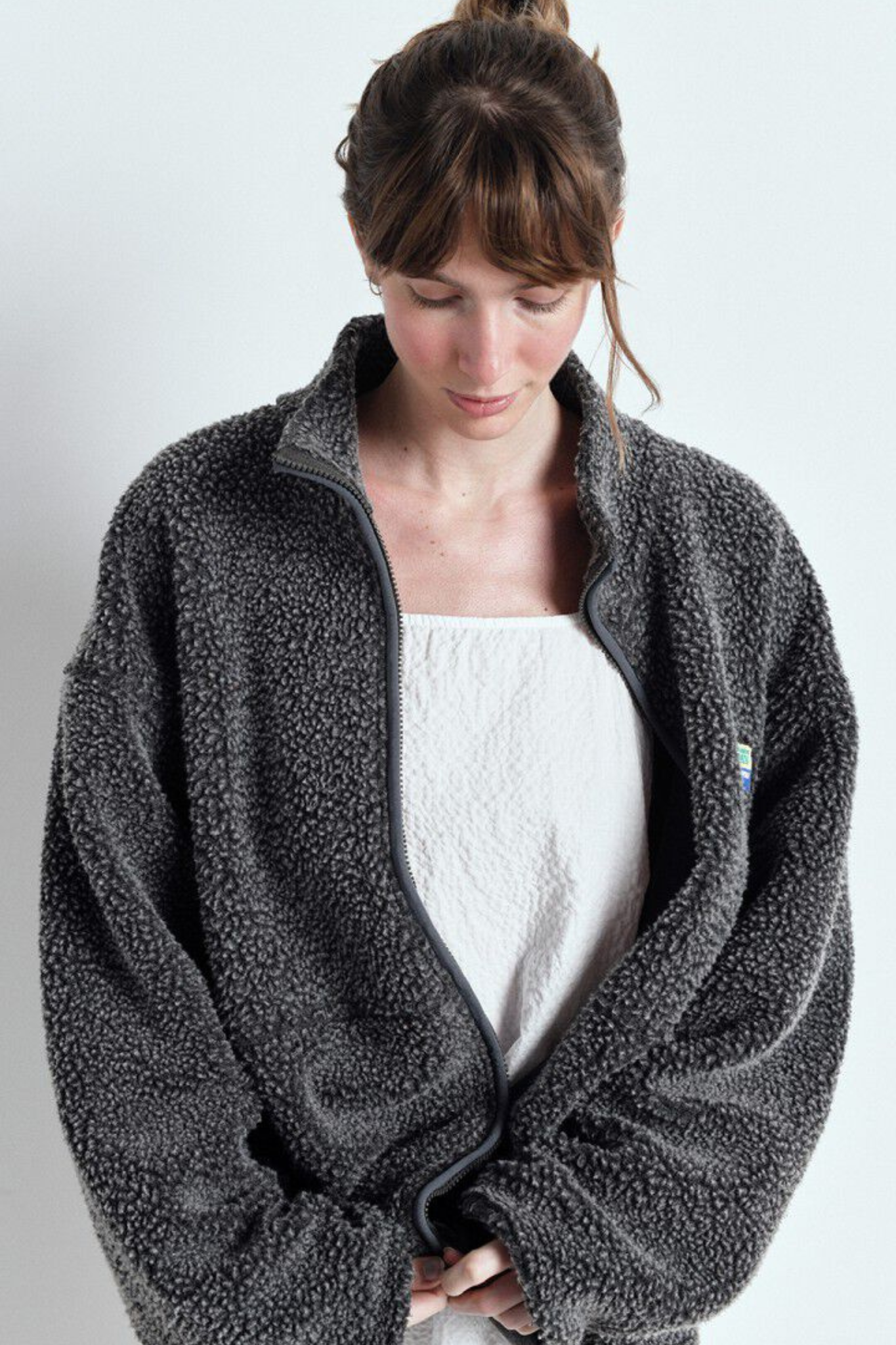 HOKTOWN JACKET  - CHARCOAL MELANGE