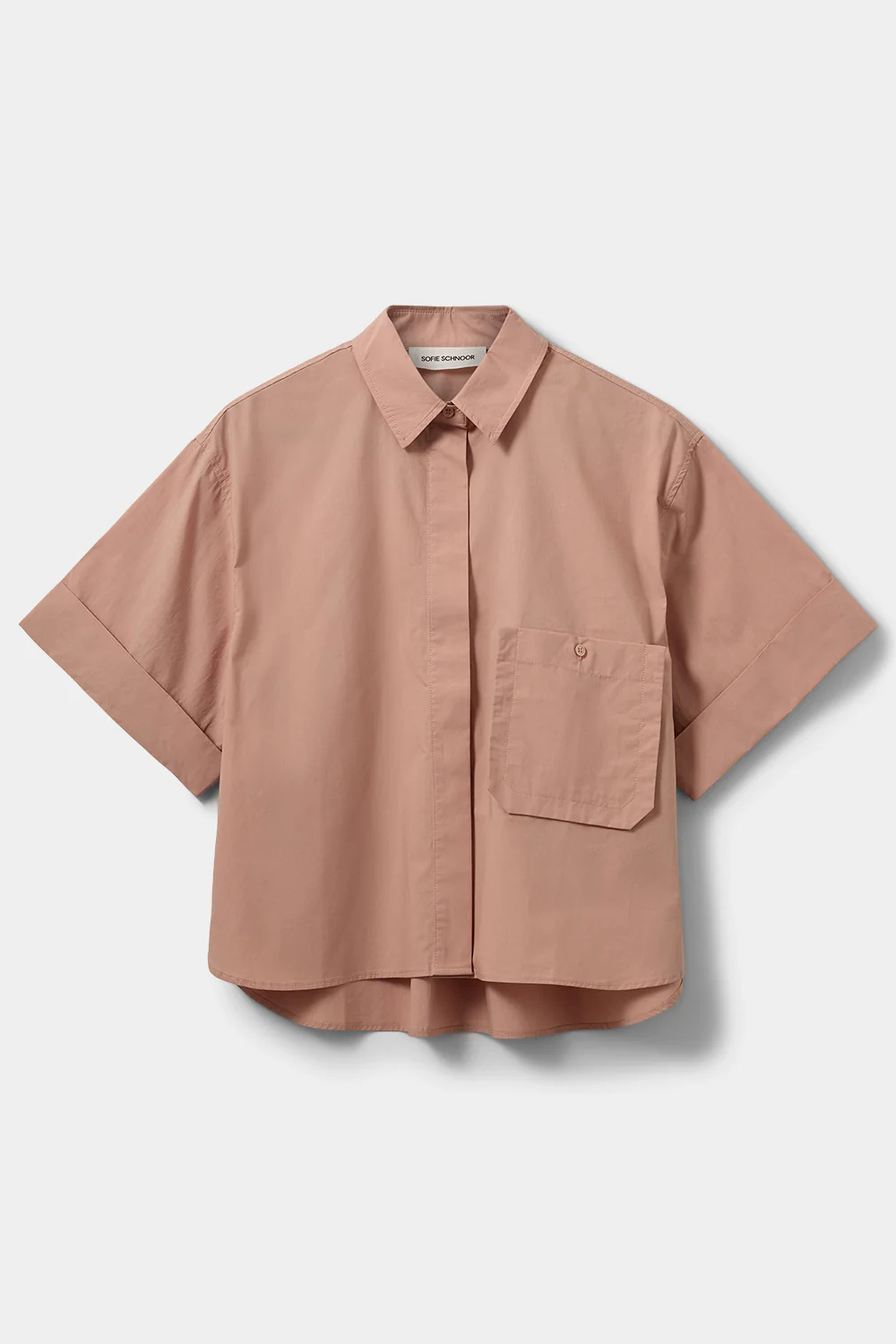LEANA SHORTSLEEVE SHIRT - CAFE CREME