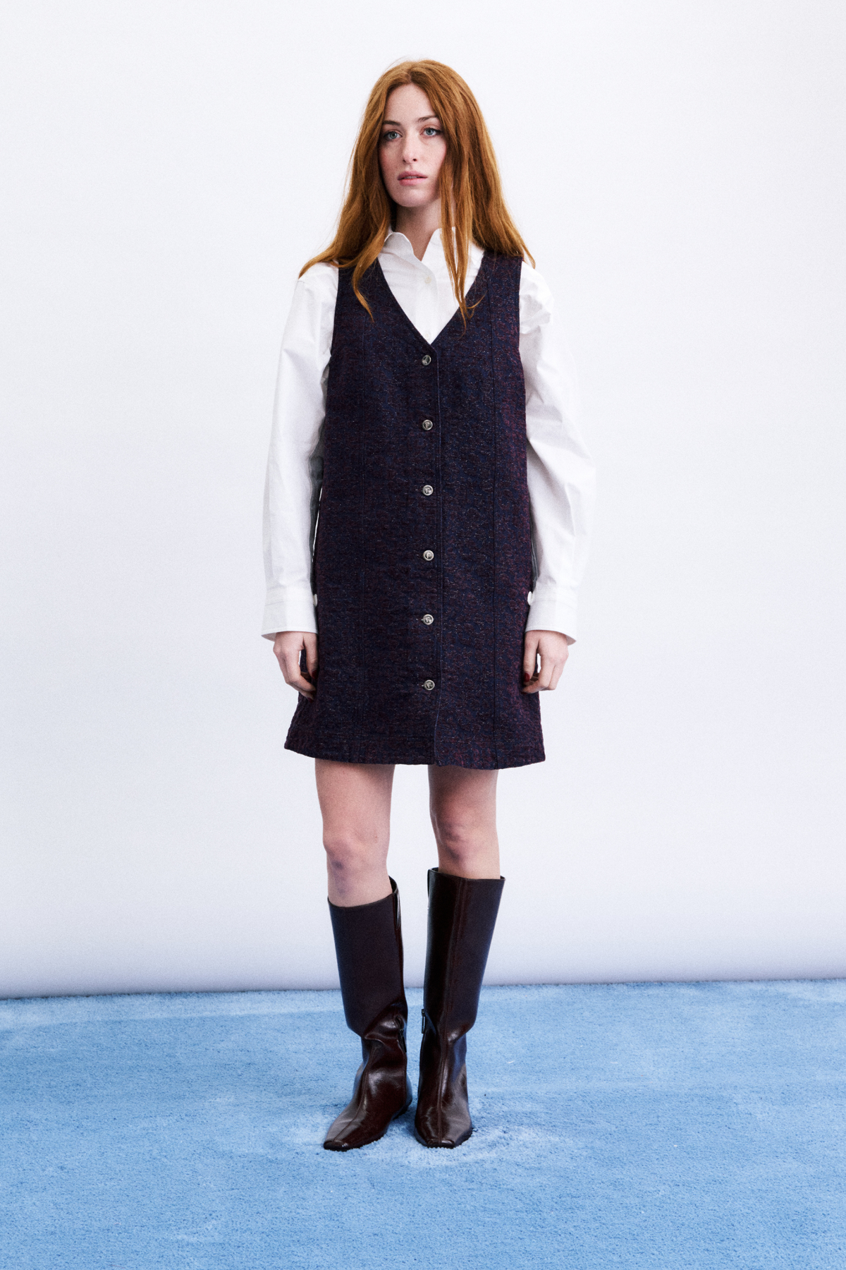 SEOCHON DRESS - BORDEAUX