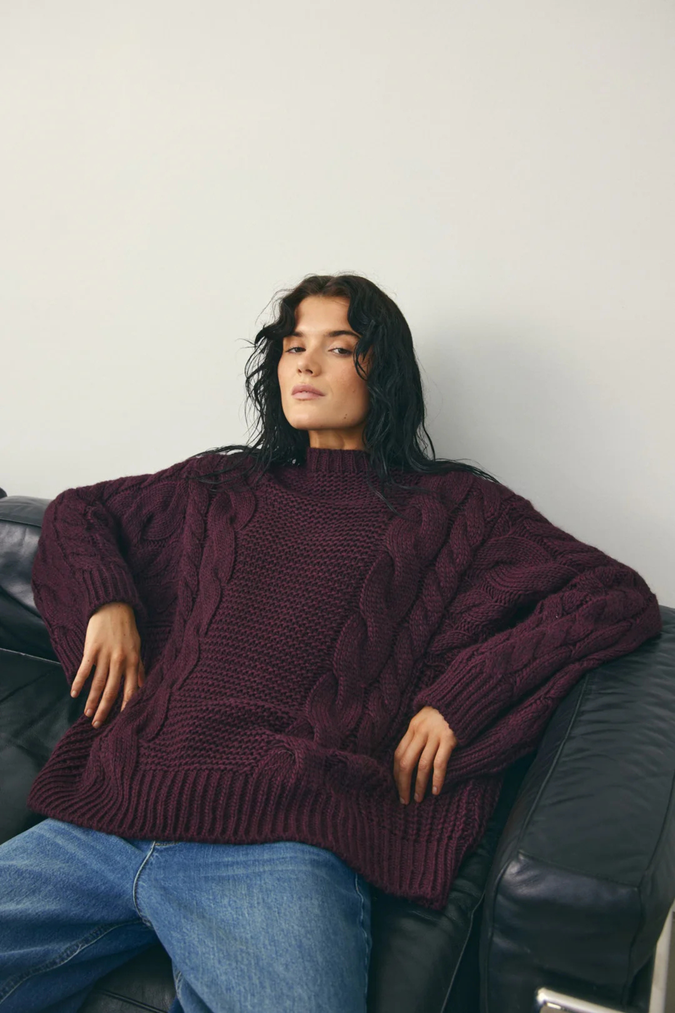 LISBETH KNIT - BORDEAUX