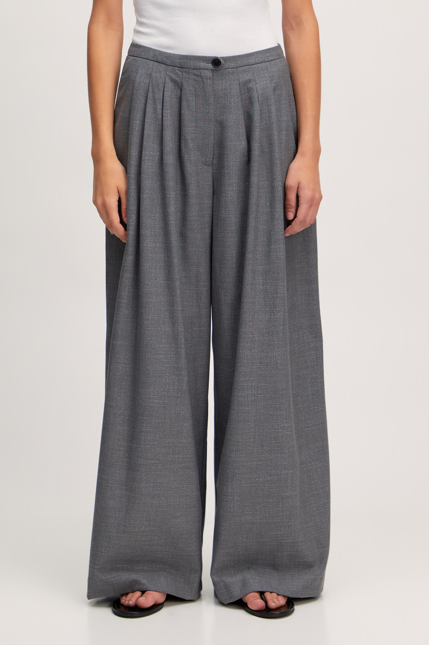 SANDY PANTS - GREY MELANGE