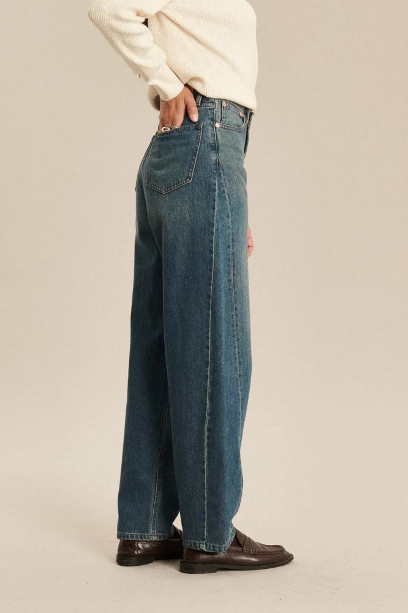 OSAKA DENIM JEANS - SHADOW INDIGO GB 50