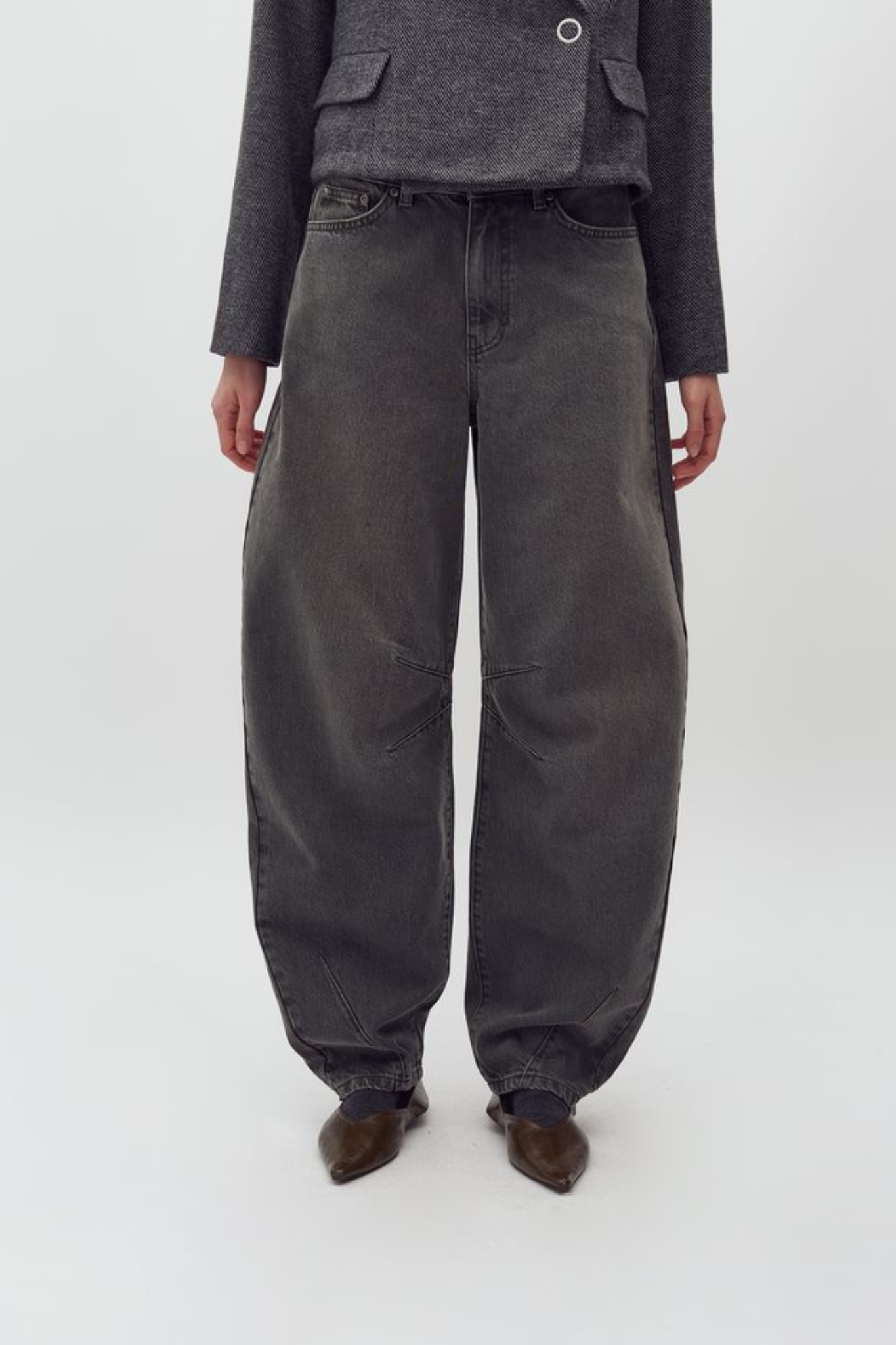 BARINA MAYAFAB JEANS - KHAKI GREEN WASH