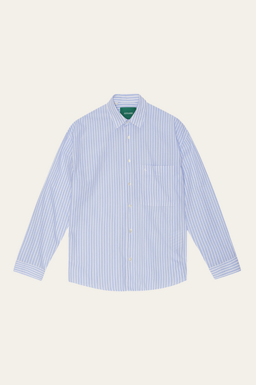 ANRREGNORD POPLIN SHIRT - LIGHT BLUE STRIPES