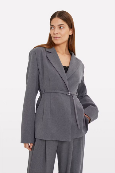 ENWILLA BLAZER - MID GREY MEL