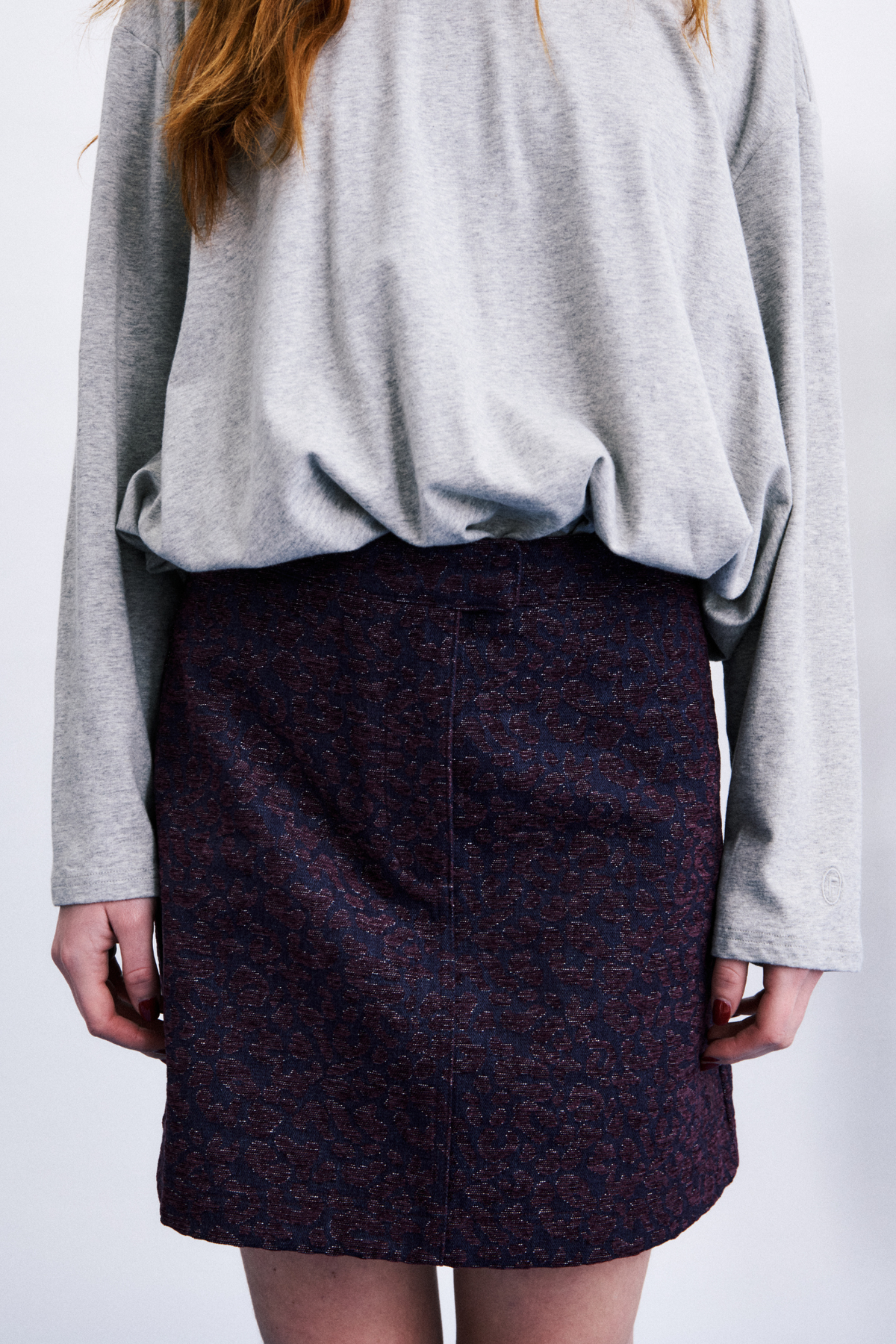 JEJU SKIRT - BORDEAUX