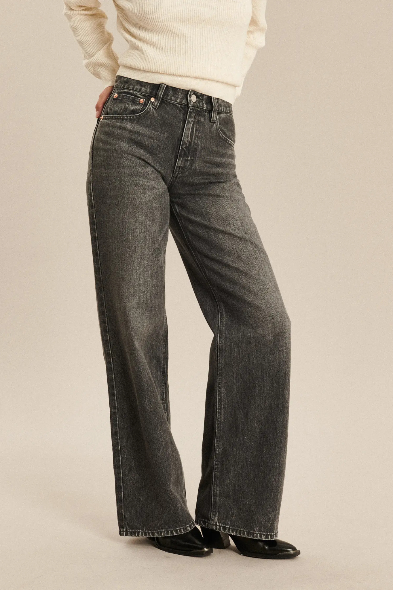 JOIE DENIM JEANS - DUSTY GREY BL 30