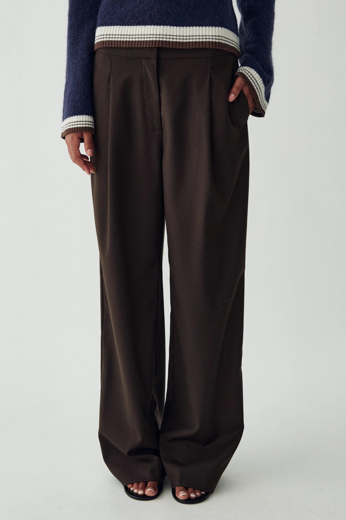 KAZIA S PANTS - CHOCOLATE