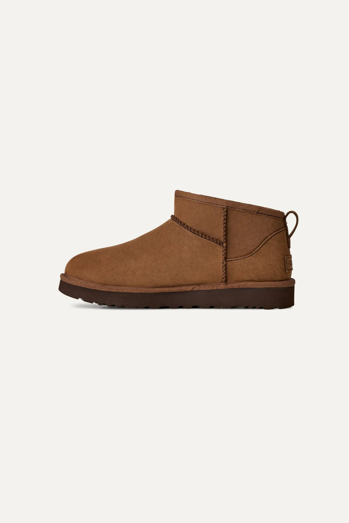 CLASSIC ULTRA MINI NUBUCK WOMEN SHOES - DARK CHESTNUT