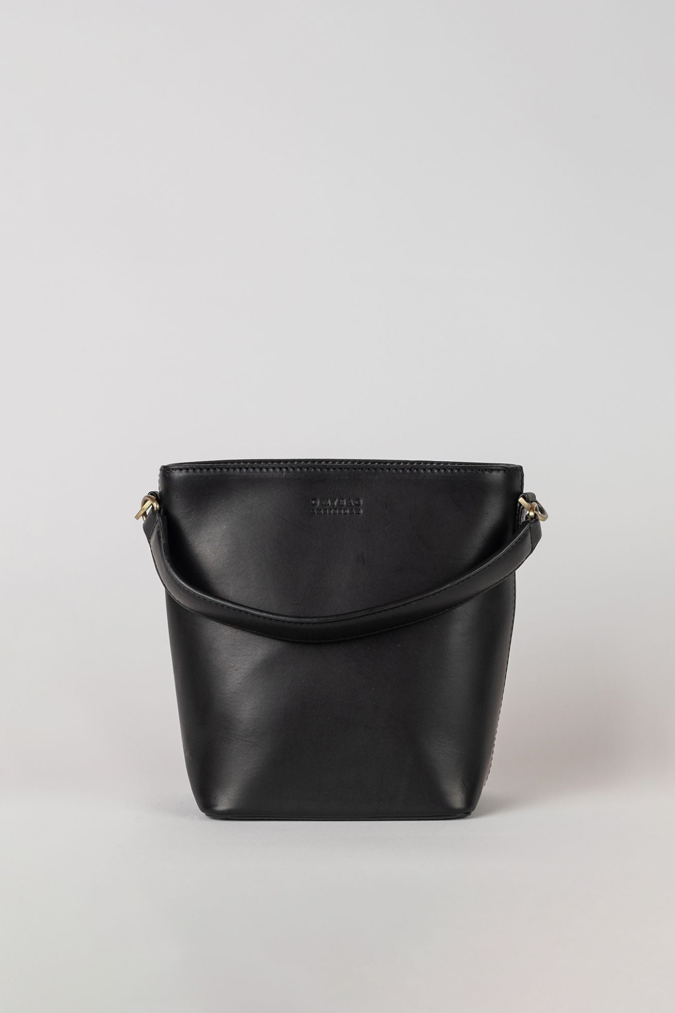 BOBBI BUCKET MIDI BAG - BLACK CLASSIC LEATHER