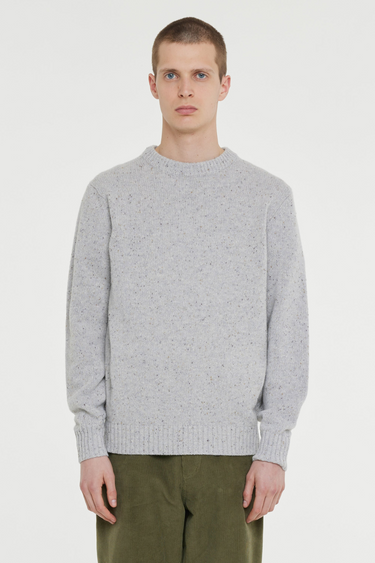 STARRYNIGHT KNITWEAR - LIGHT GREY MELANGE