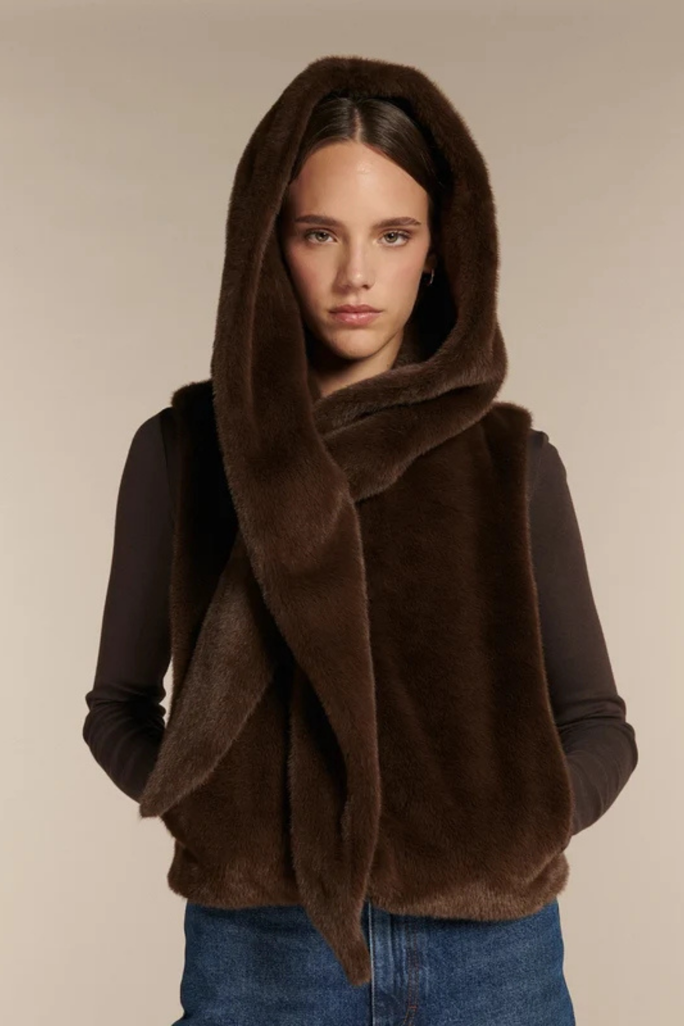 ADELE MINK BEANIE - PADDINGTON
