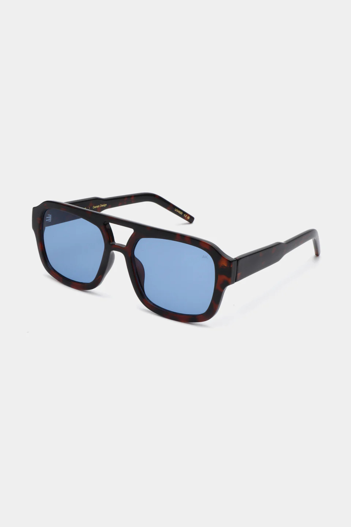 KAYA SUNGLASSES - DEMI TORTOISE (BLUE LENS)