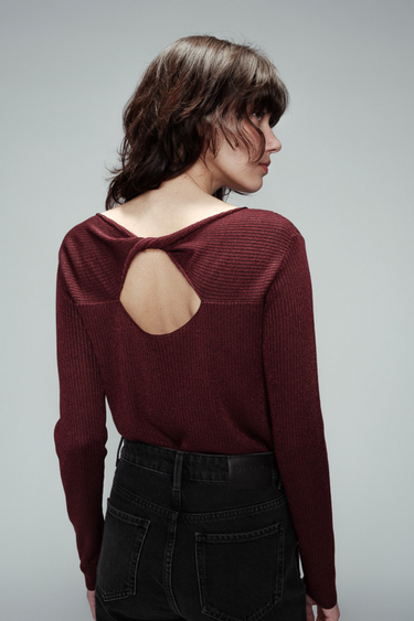 OLGA SWEATER - BORDEAUX