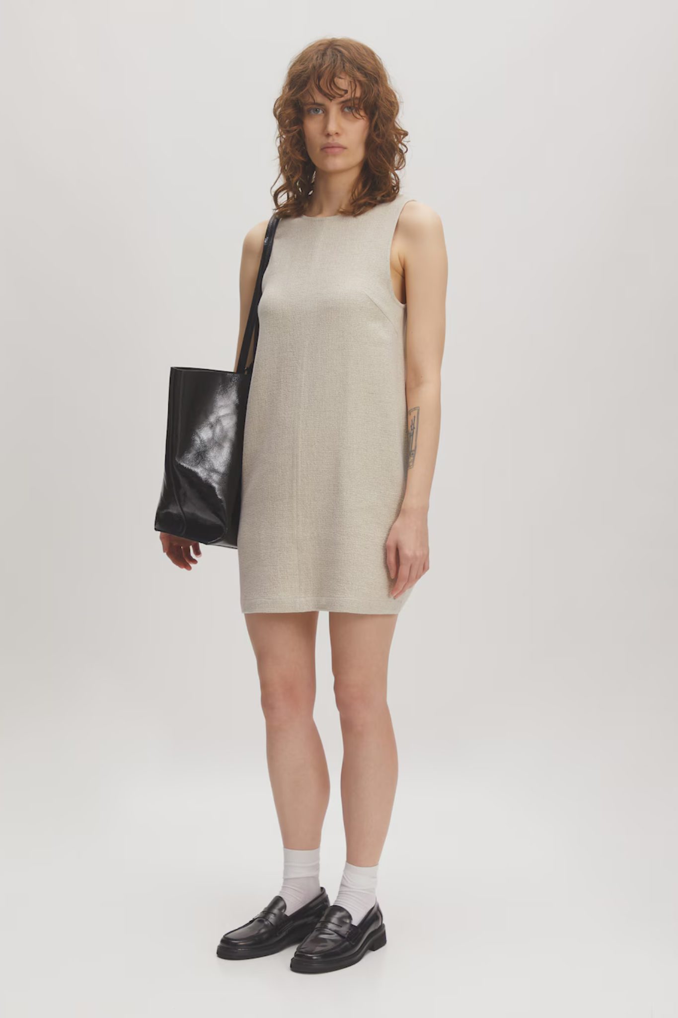 NICKY DRESS - BEIGE MEL
