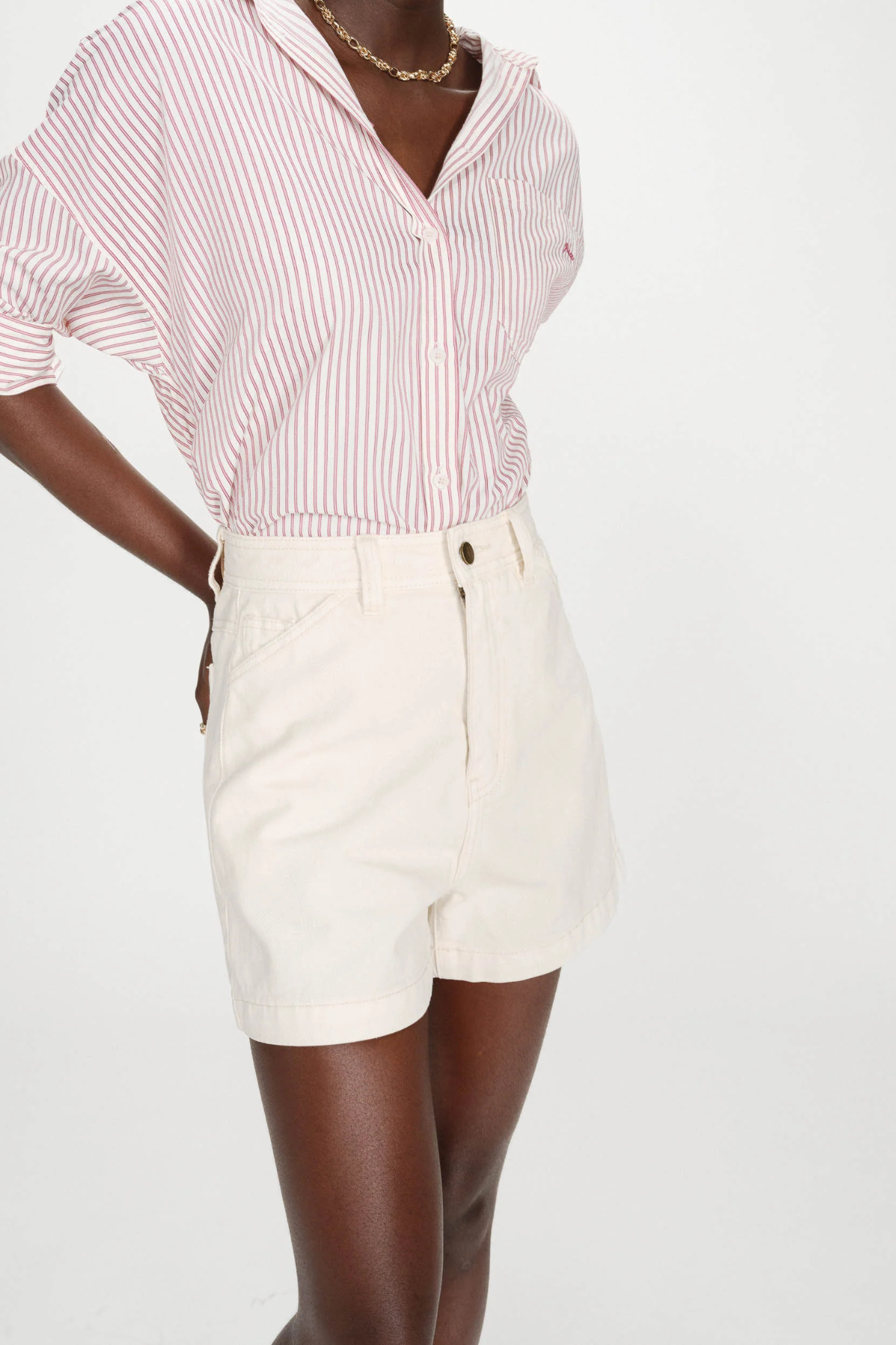 VERNE SHORTS - ECRU
