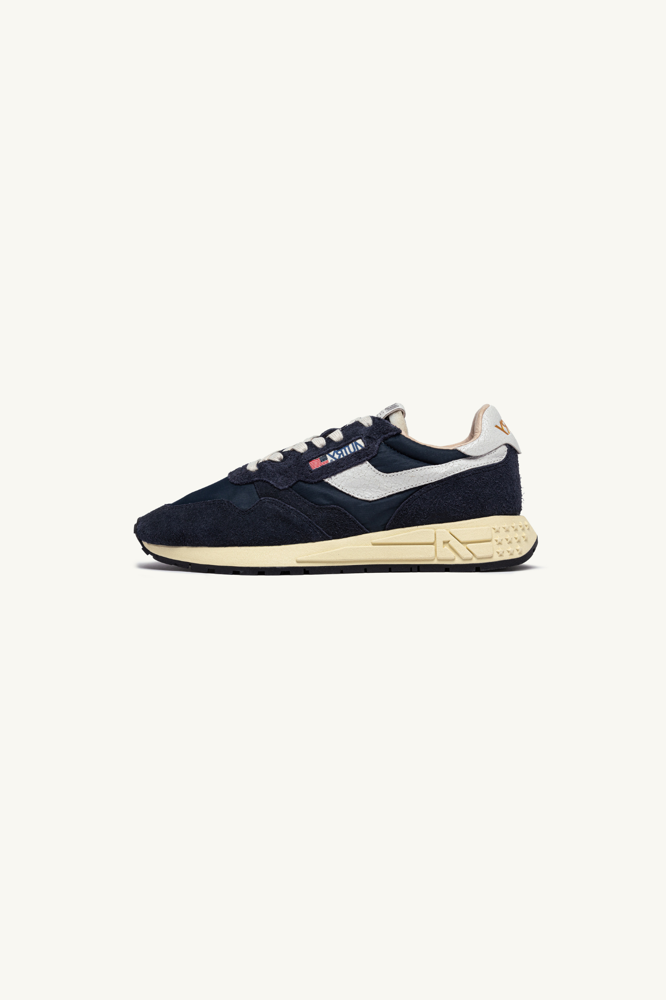 WWLM-NC30 - REELWIND LOW MEN SNEAKERS -  NYLON/CRACK WHITE/SPACE