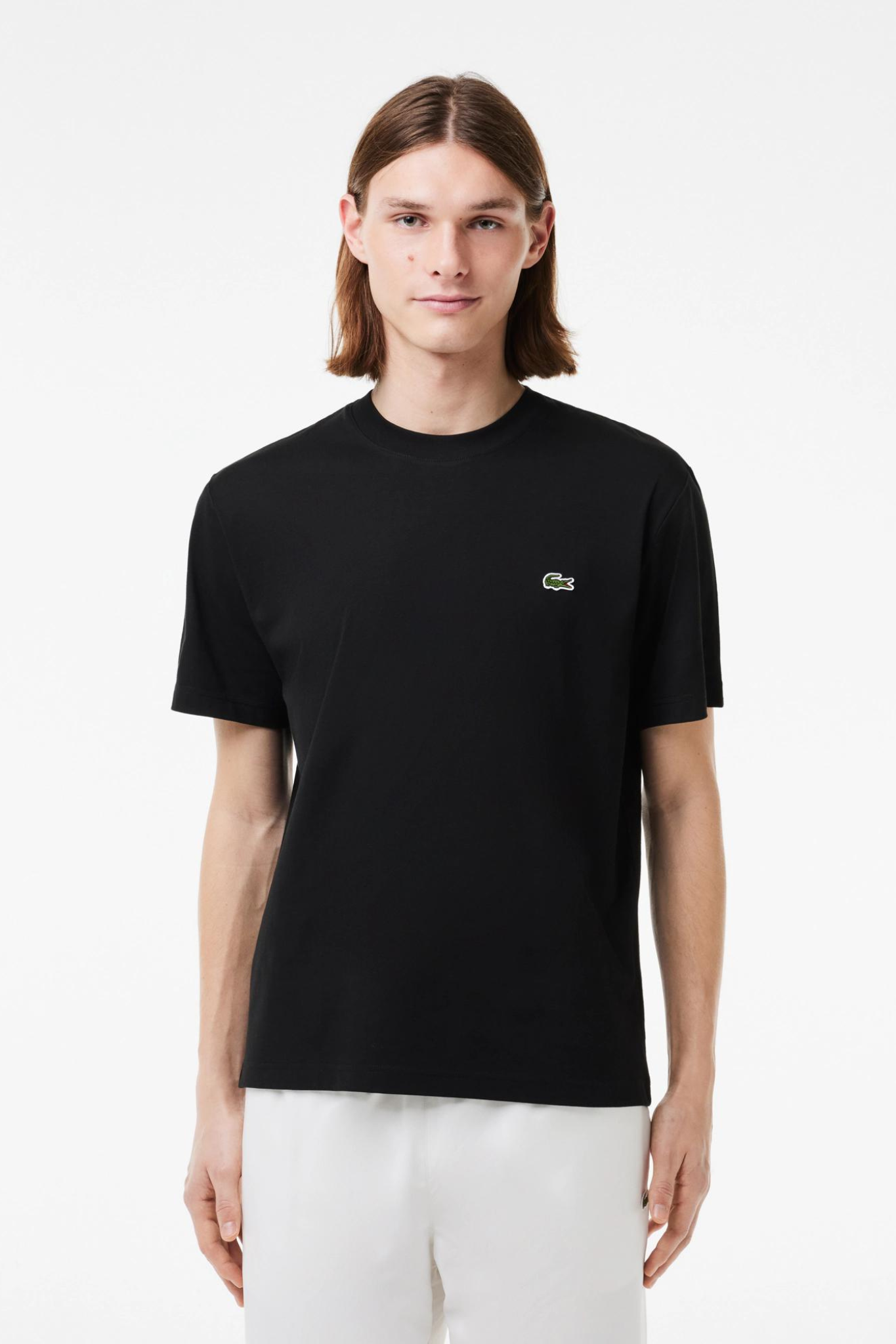 CLASSIC FIT COTTON JERSEY T-SHIRT - BLACK