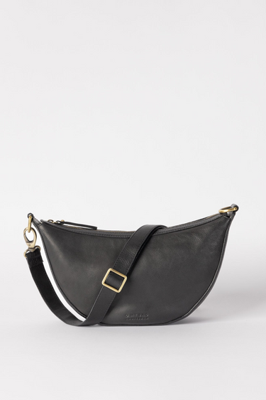 LEO BAG - BLACK SOFT GRAIN LEATHER