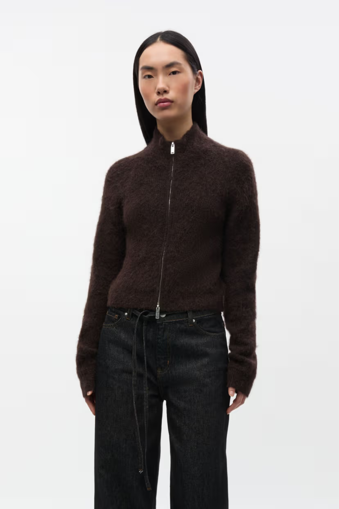BESSIE LS CARDIGAN - CHOCOLATE TORTE MEL