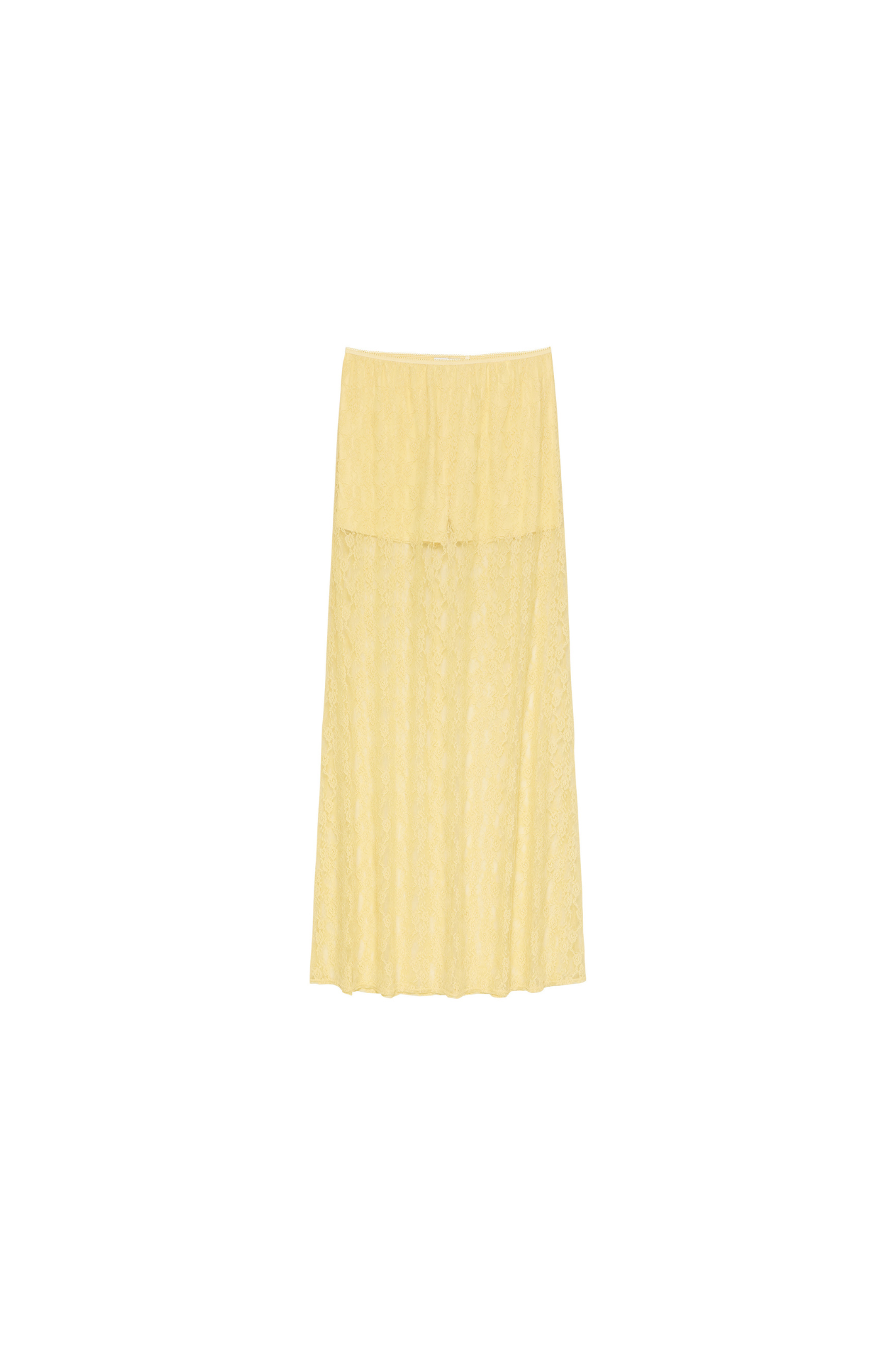 LACE SKIRT - MELLOW YELLOW