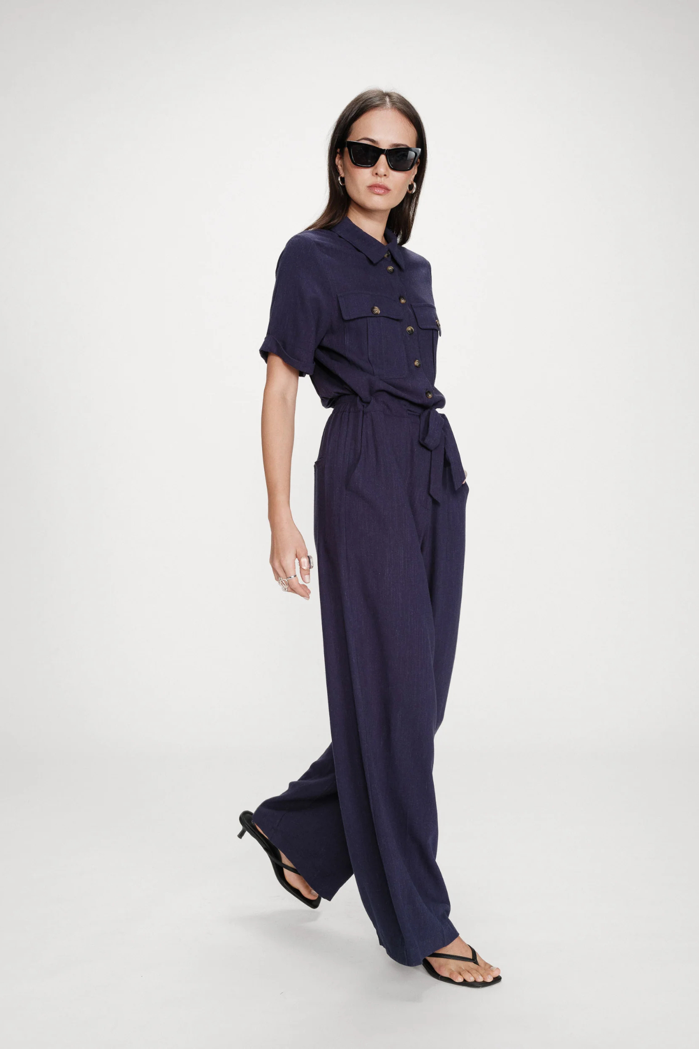 VANELLE JUMPSUIT - MARINE