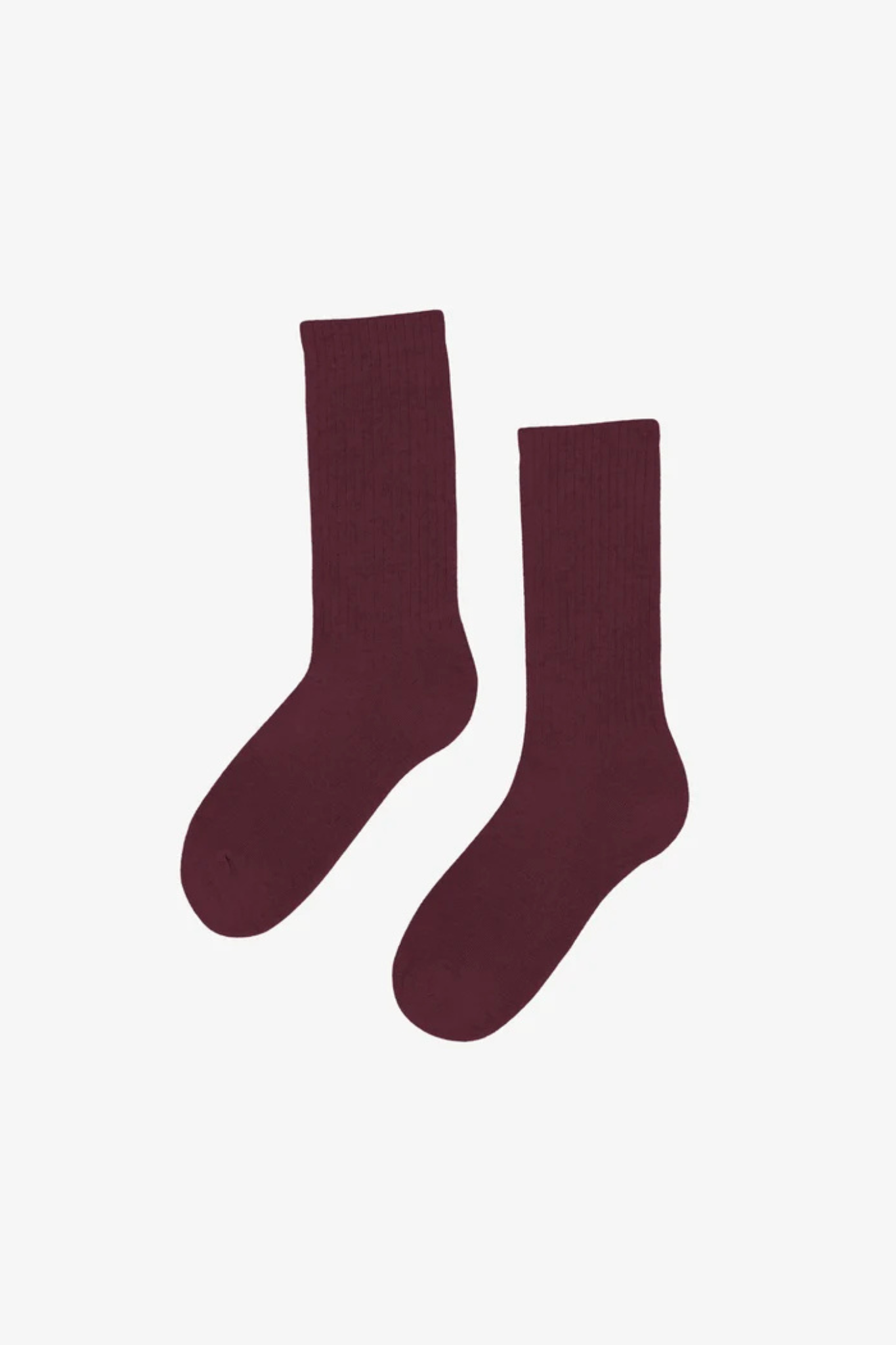 ORGANIC ACTIVE SOCK - OXBLOOD RED