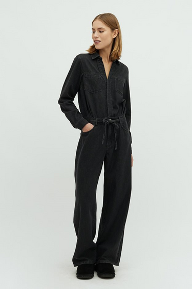 ALANKA JUMPSUIT - BLACK WASHED