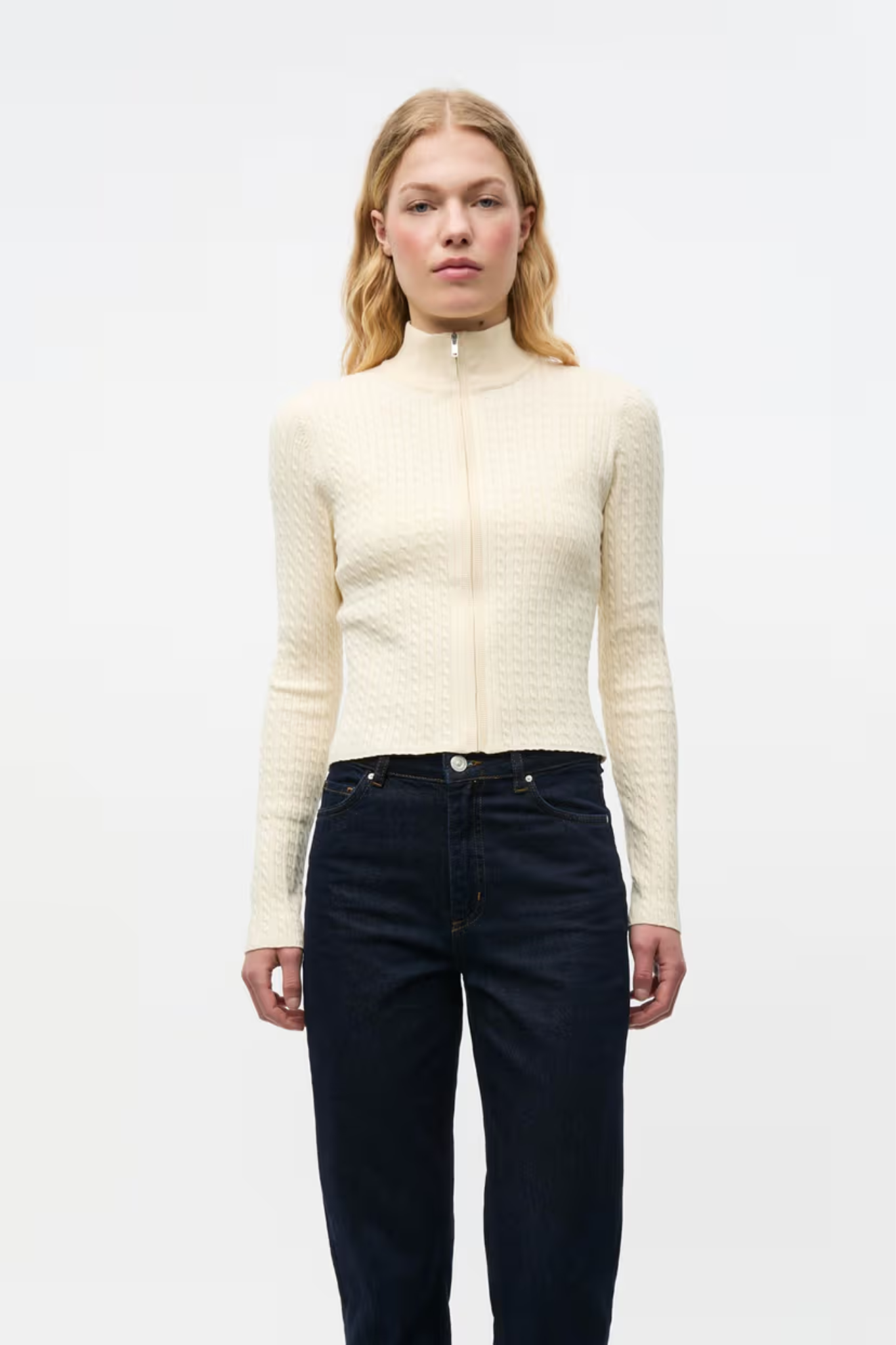 TAYLOR LS KNIT - GARDENIA