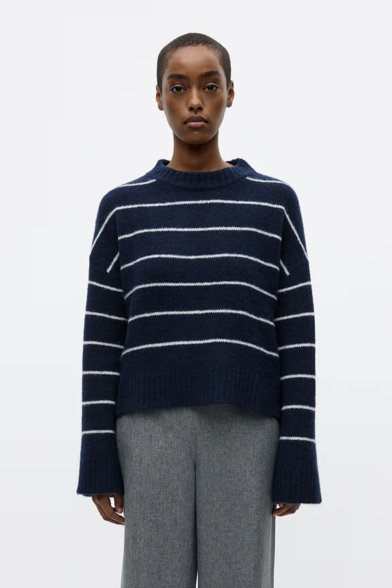 NAPLES LS KNIT - NAVY