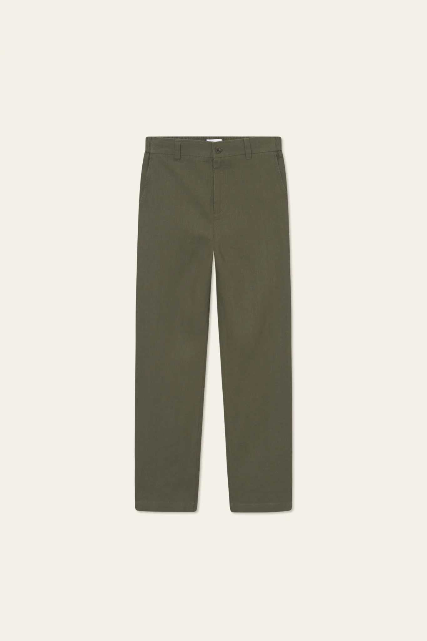 PINO LINEN PANTS - OLIVE NIGHT