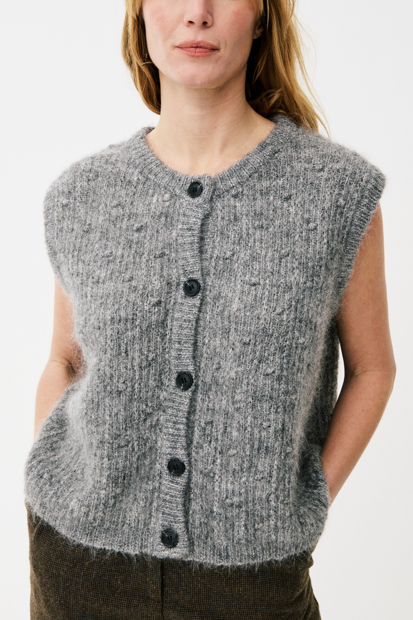 LEINA CARDIGAN - GREY
