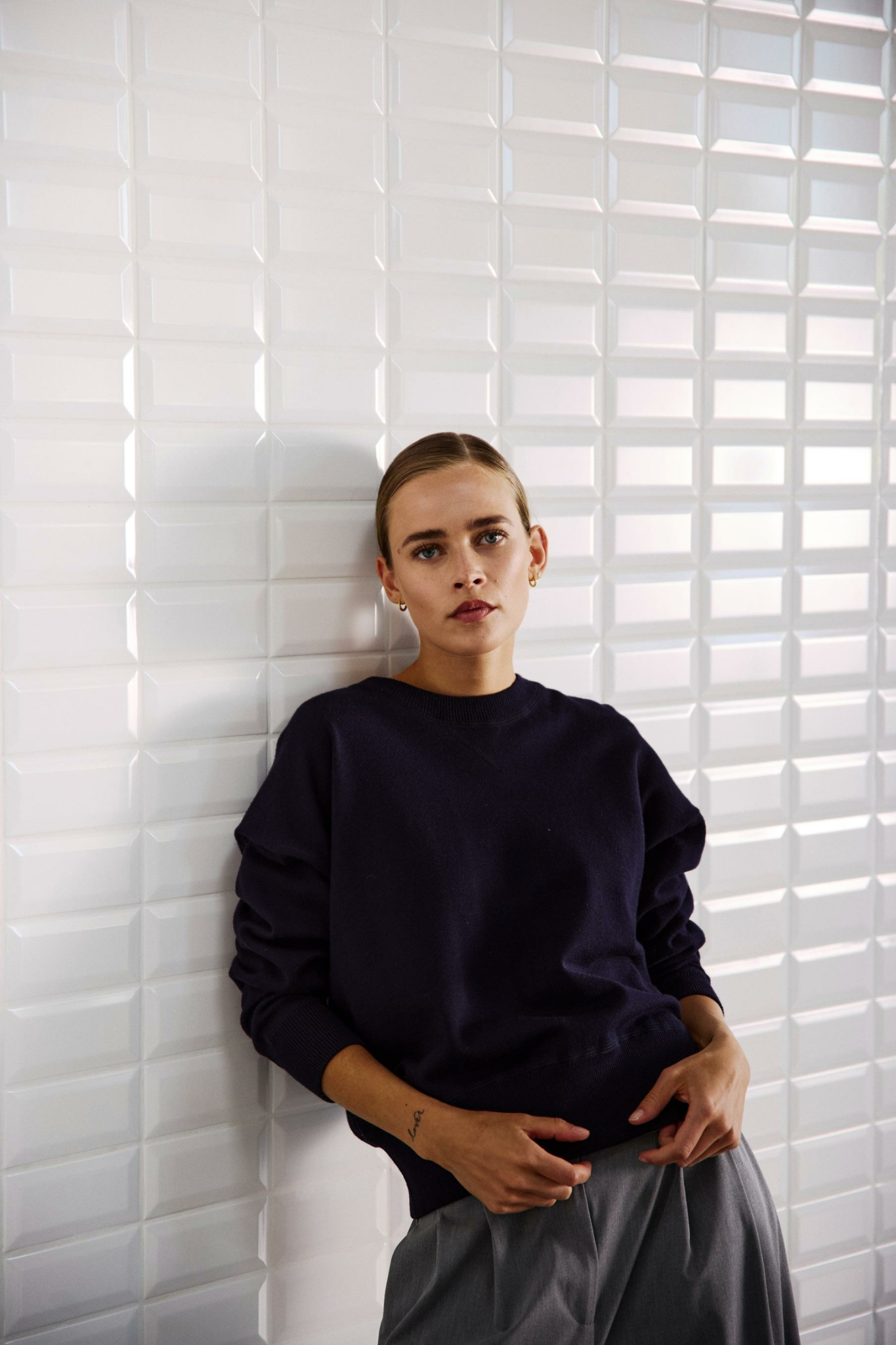 MARGOT LS PULLOVER - NAVY