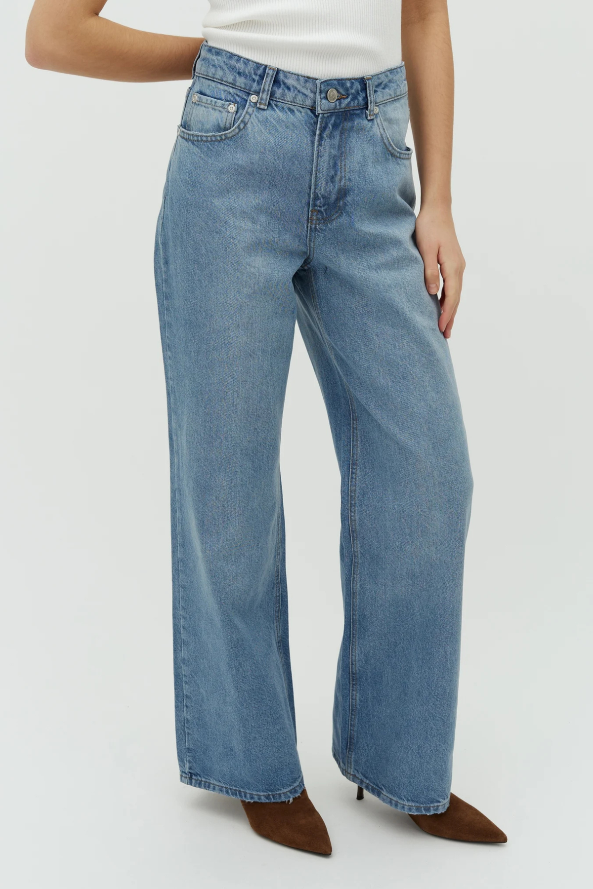AMARILLO-M JEANS - LICHTBLAUW GEBORSTELD
