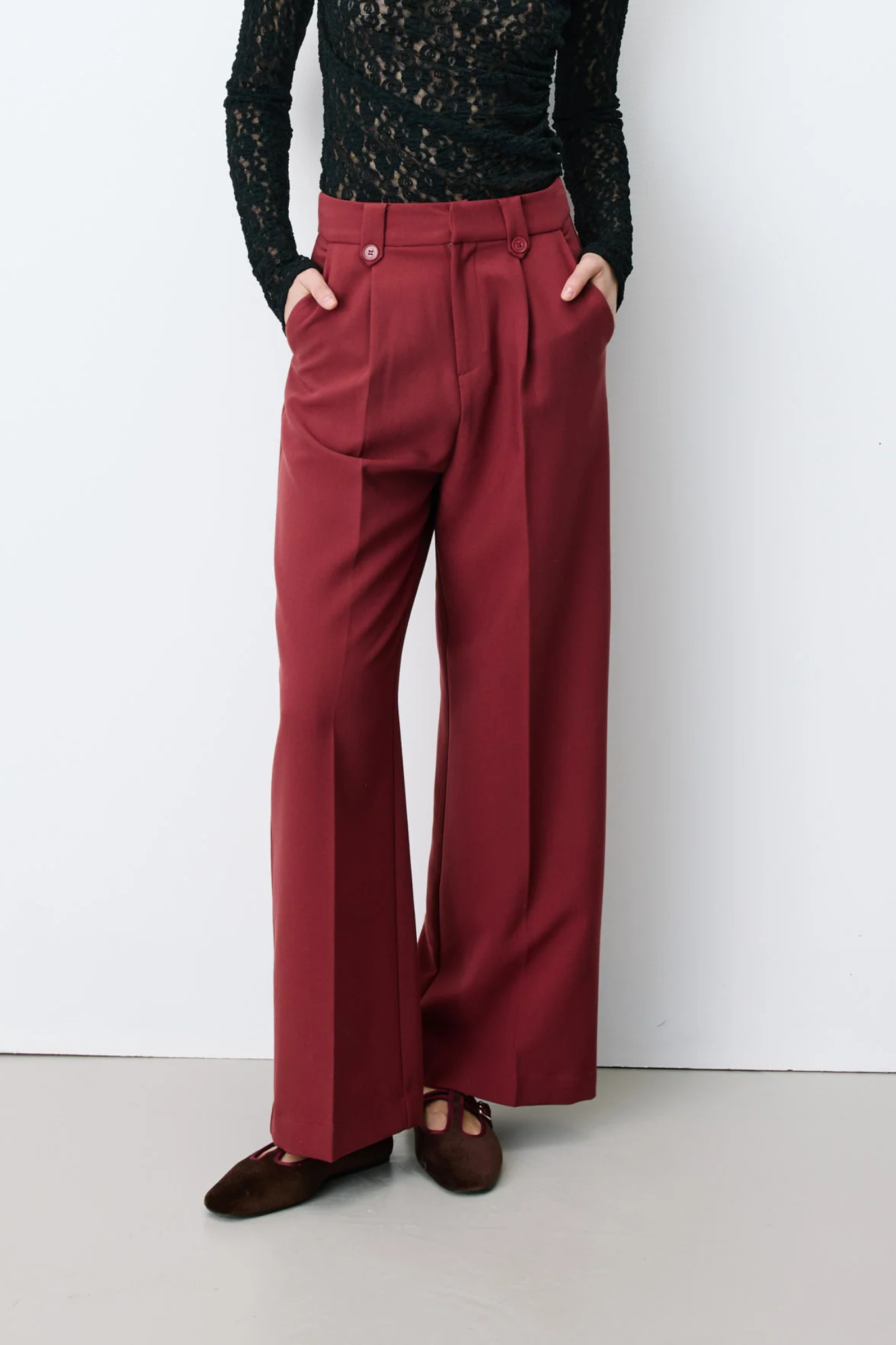 NILAY PANTS - TERRACOTTA