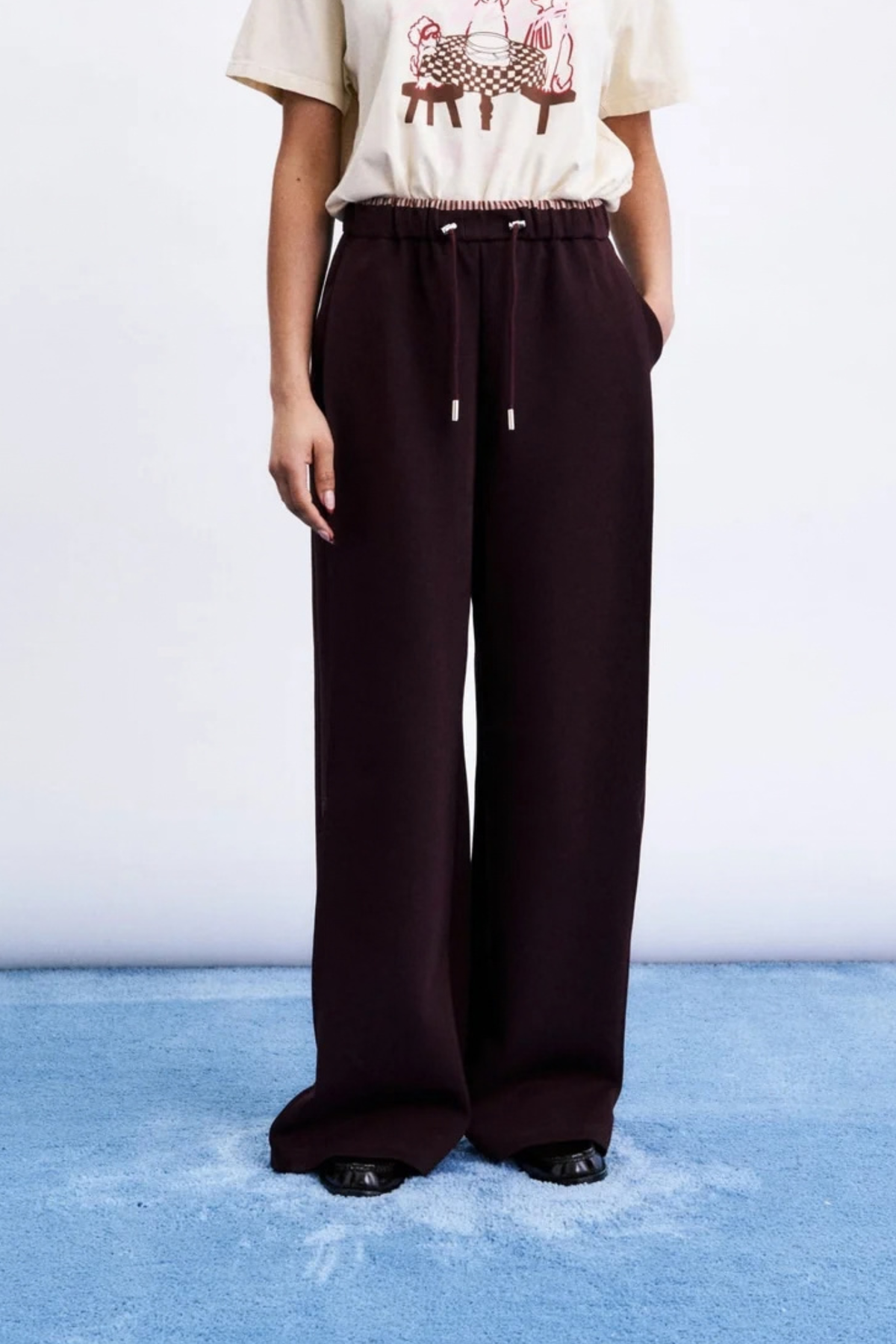 KOYA PANTS - BORDEAUX