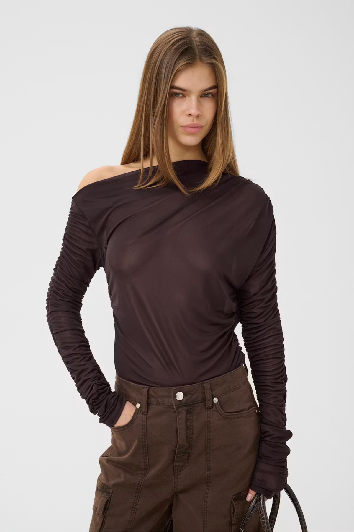 SVEDAE LS TOP - DEEP PLUM