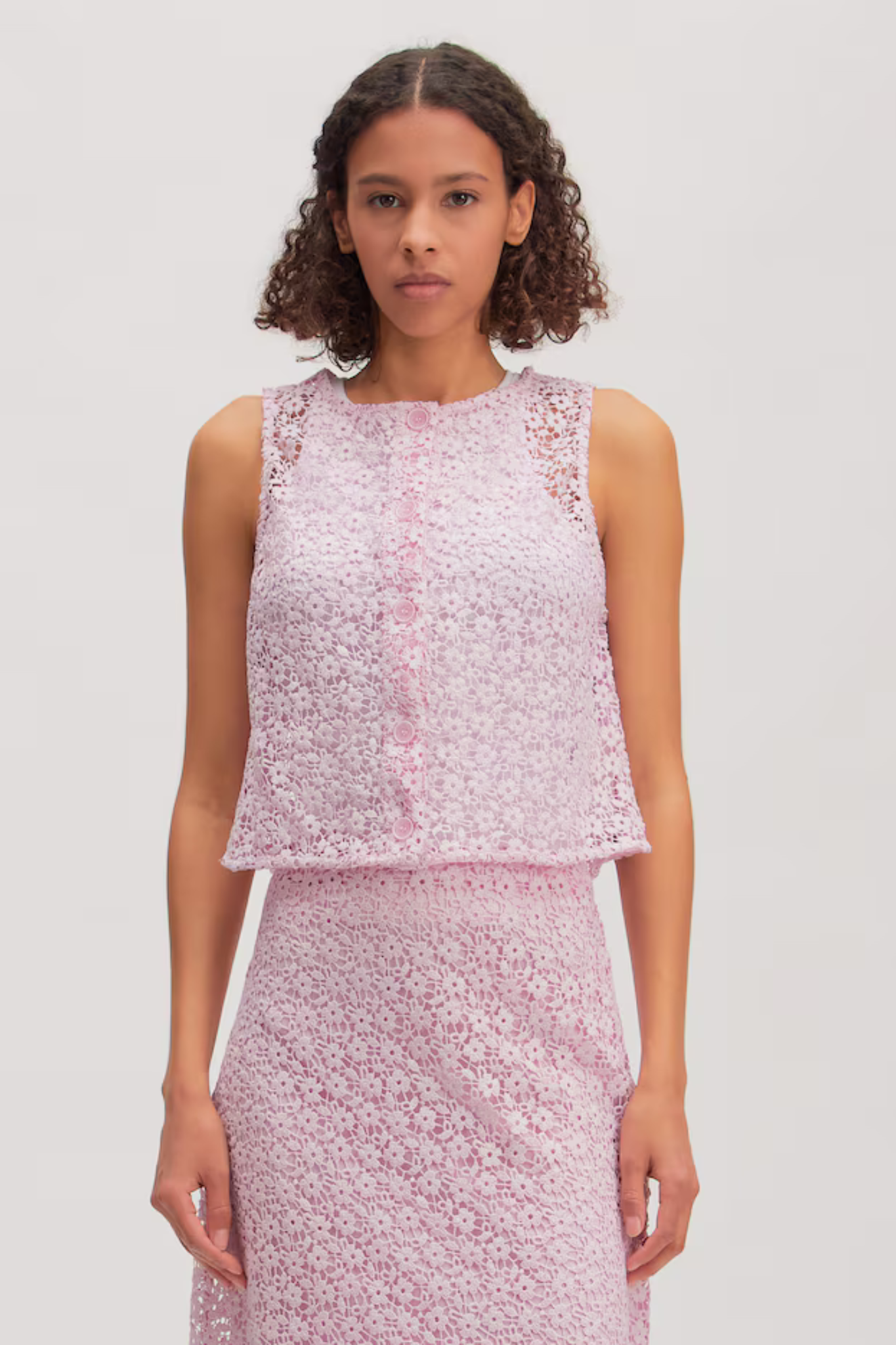CLEO VEST - LILAC SNOW