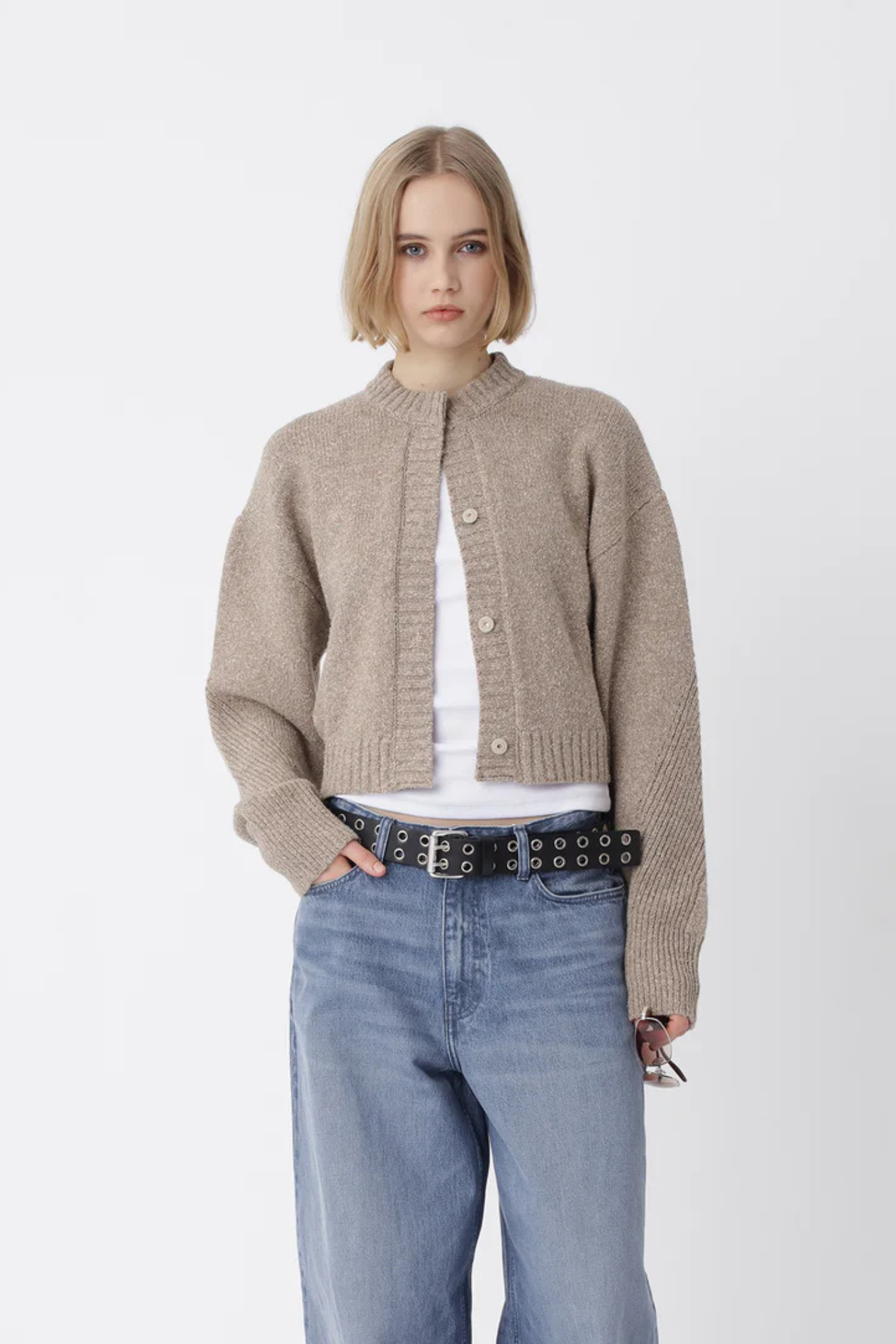 VINNI KNIT CARDIGAN - PURE CASHMERE
