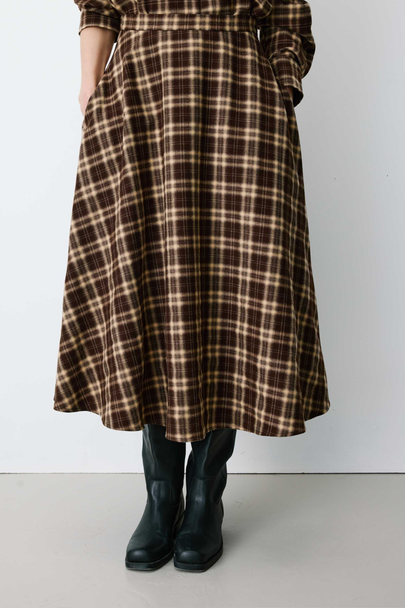 ADONIA SKIRTS - CHOCOLAT