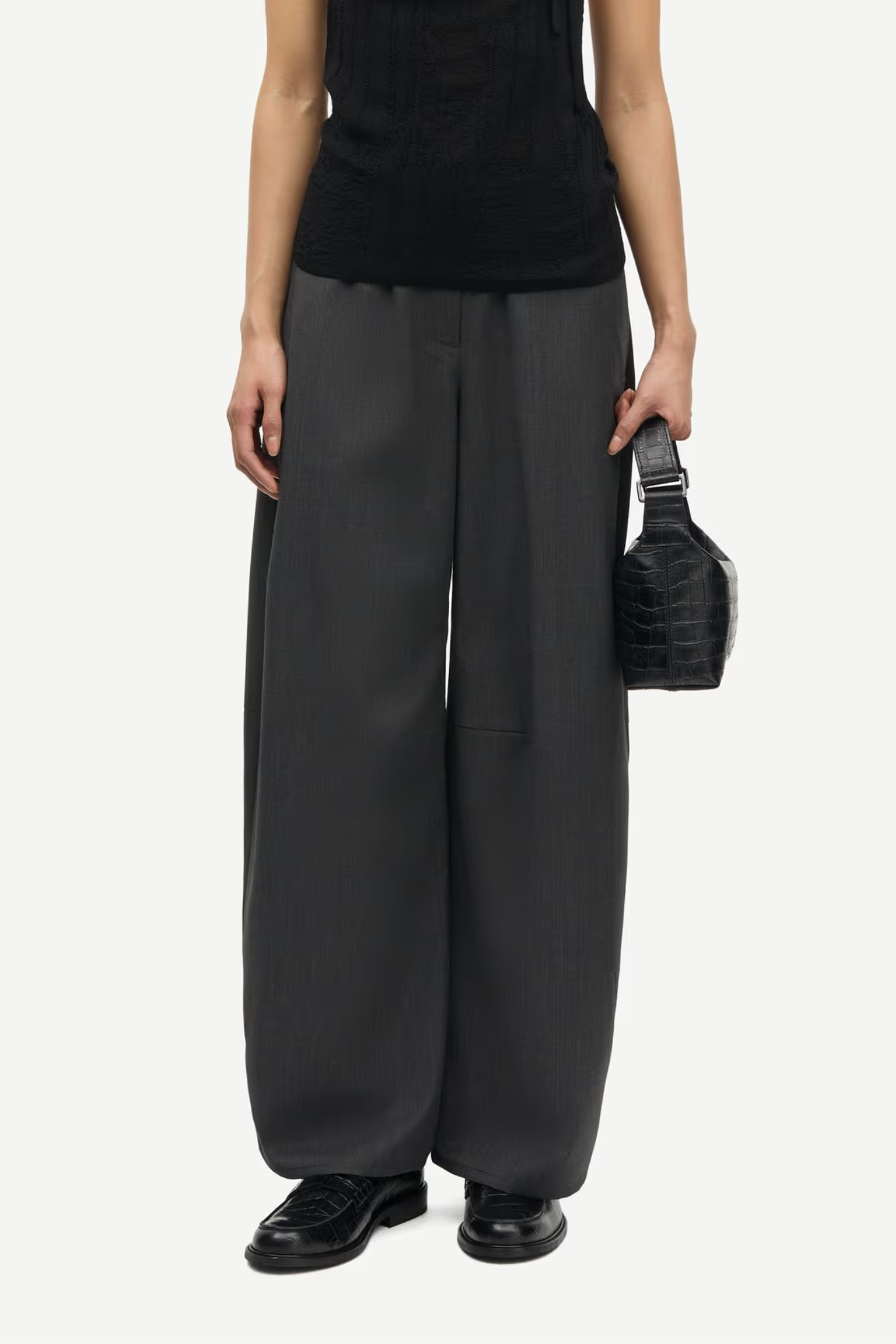 ROKO PANTS - DARK GREY MEL