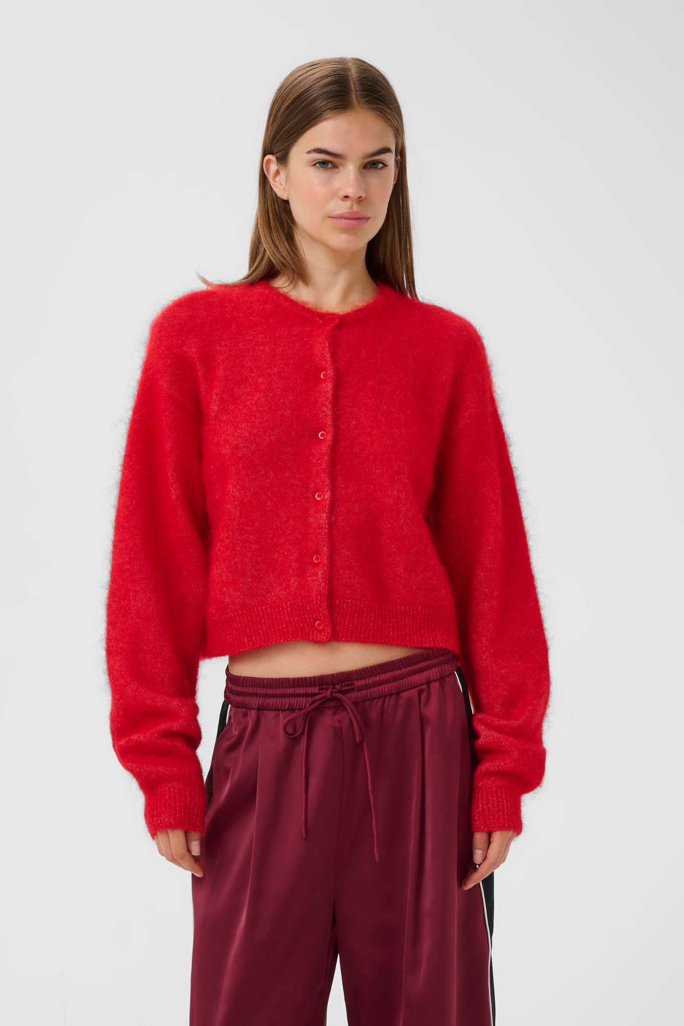 DEBBIE SHORT CARDIGAN - POSTBOX MELANGE
