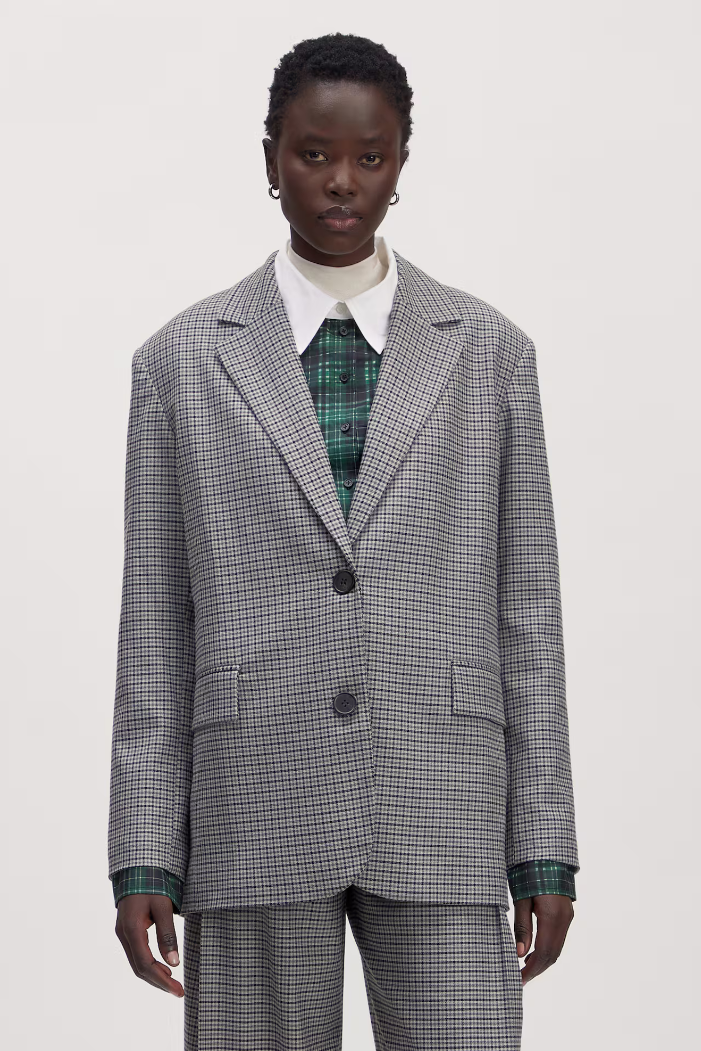 KAINOA BLAZER - GREY CHECK