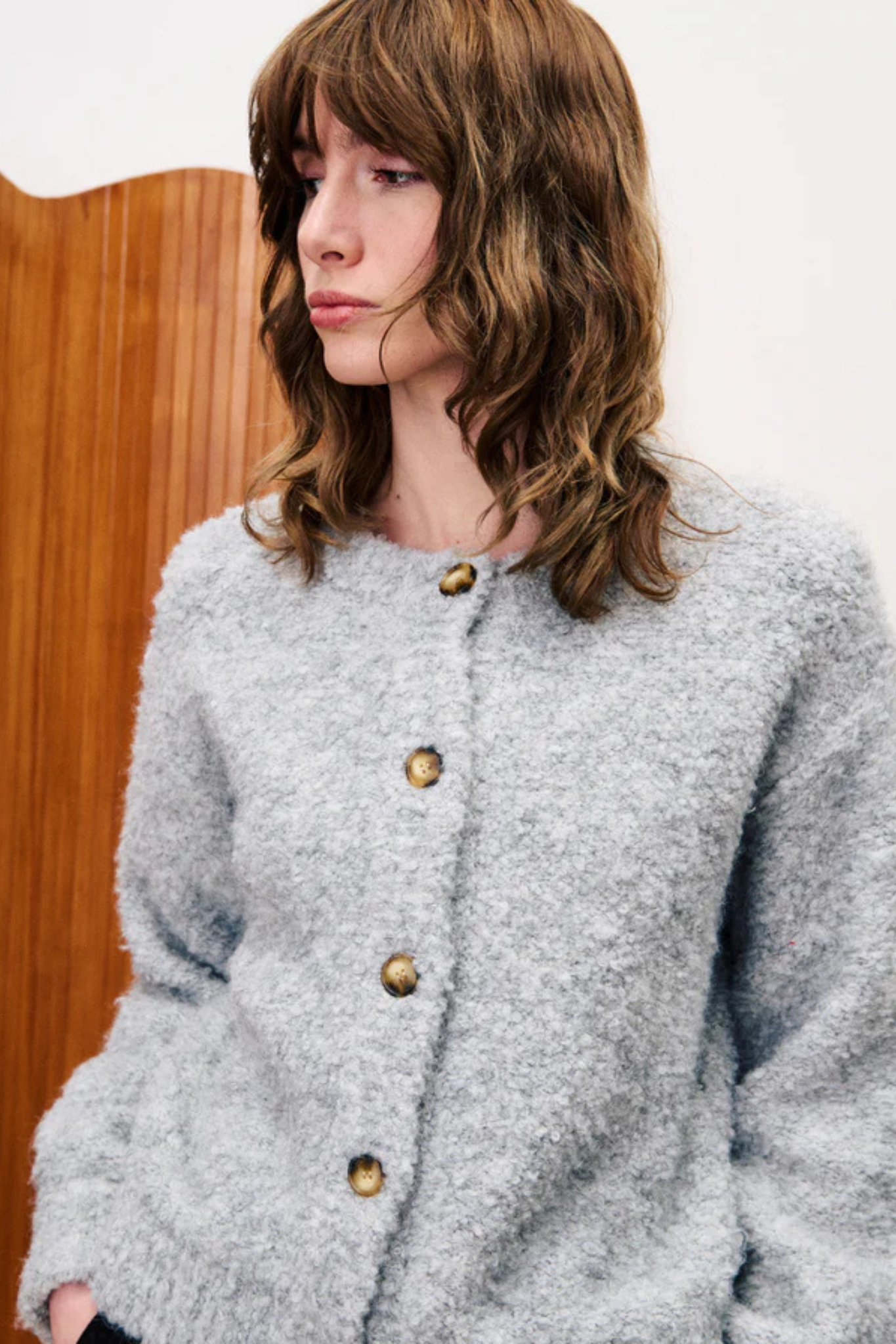 SELKIRK CARDIGAN - GREY
